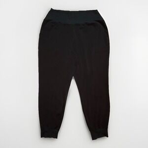 Spiritual Gangster Women's Black High Waisted Joggers Size XL